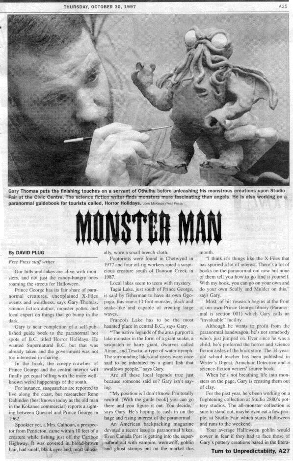 Prince George Free press Oct 31, 1997